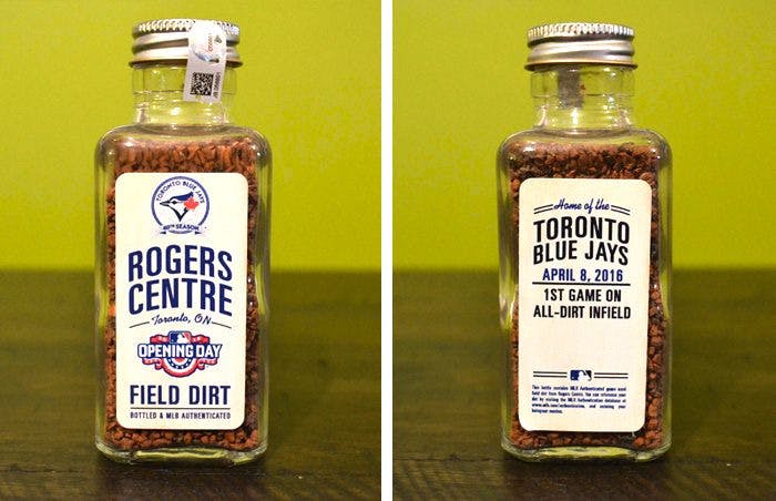 Toronto Blue Jays actually sell game-used dirt & you can even get