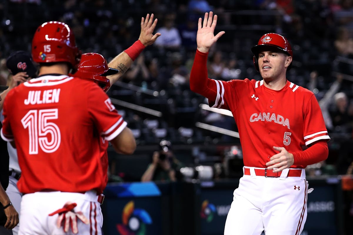 Team Canada opens World Baseball Classic bid with 18-8 mercy against Great  Britain