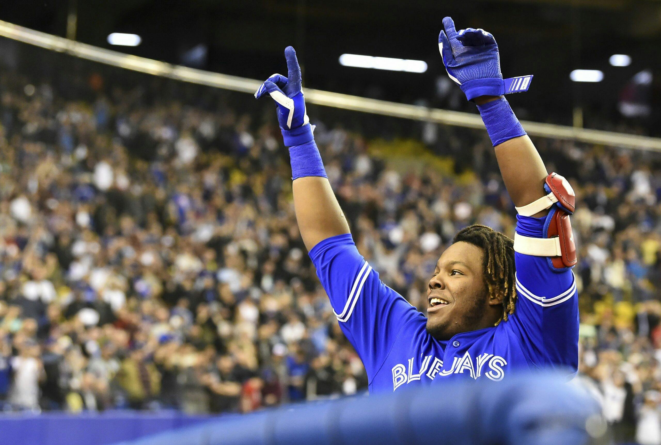 On this day in 2018… Vladimir Guerrero Jr. hits a walk-off homer at Olympic  Stadium in Montreal - BlueJaysNation