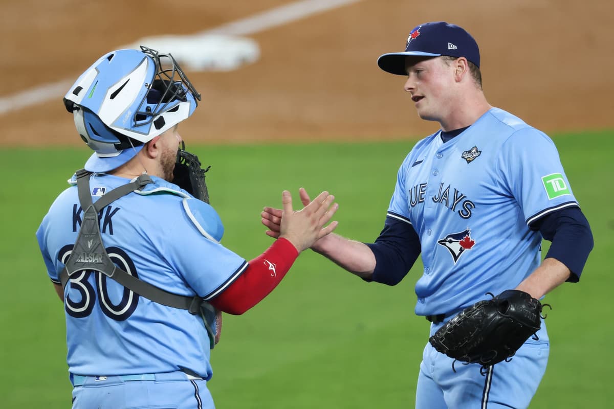 Louis Varland has been the go-to arm in the Blue Jays' bullpen this postseason